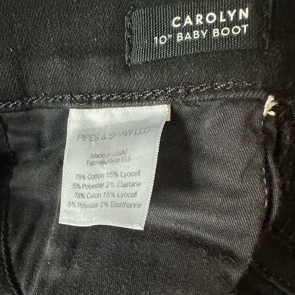 Veronica Beard striped straight cropped jeans- size 25 - Picture 7 of 7